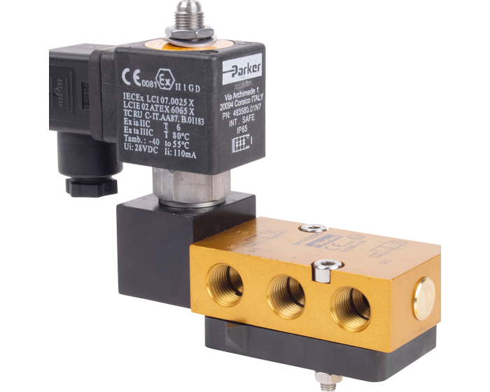 Namur solenoid pilot valve 4240 monostable 341N35 3/2-5/2 ATEX 24VDC